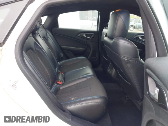 2016 Chrysler 200 S with VIN 1C3CCCBB0GN105093, listed as a IAAI auction lot 41976905 with 105,774 mi miles. Bid and sale history available at carsss.com. Image 8.