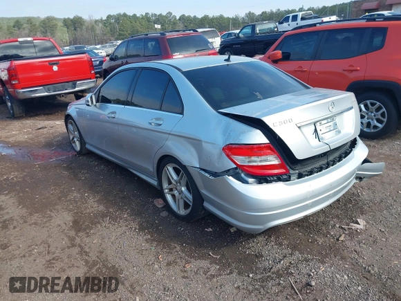 2011 Mercedes-Benz C 300 Sport with VIN WDDGF5EBXBA498974, listed as a IAAI auction lot 41507900 with 202,261 mi miles and . Bid and sale history available at carsss.com. Image 3.