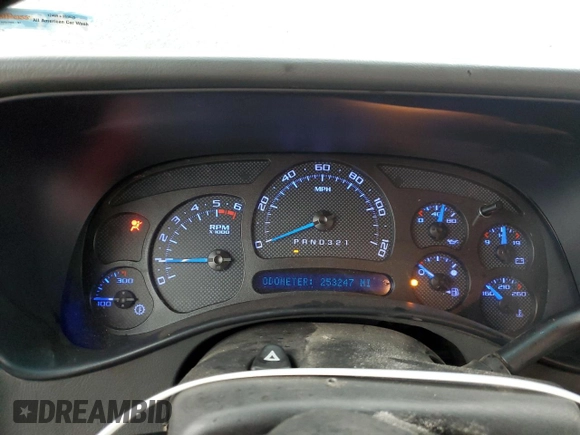 2006 Chevrolet Tahoe Z71 with VIN 1GNEC13Z36R163122, listed as a Copart auction lot 86117754 with 253,247 mi miles and Salvage title. Bid and sale history available at DreamBid. Image 9.