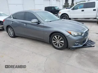2015 Infiniti Q50 with VIN JN1BV7AP7FM357534, listed as a IAAI auction lot 41440900 with 101,982 mi miles. Bid and sale history available at carsss.com. Image 1.