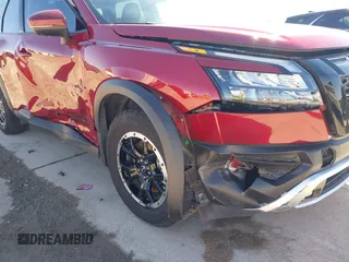 2023 Nissan Pathfinder Rock Creek with VIN 5N1DR3BD1PC263949, listed as a IAAI auction lot 41377932 with 15,878 mi miles and . Bid and sale history available at DreamBid. Image 18.