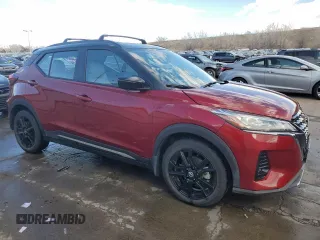 2021 Nissan Kicks SR with VIN 3N1CP5DV3ML479926, listed as a Copart auction lot 50329045 with 29,545 mi miles and Salvage Title. Bid and sale history available at carsss.com. Image 4.