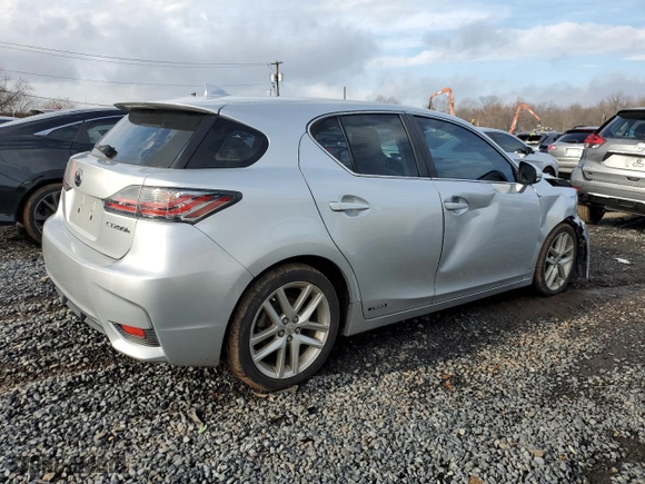 2016 Lexus CT 200h Hybrid with VIN JTHKD5BH8G2273164, listed as a Copart auction lot 84839104 with 91,730 mi miles and Salvage Title. Bid and sale history available at carsss.com. Image 3.