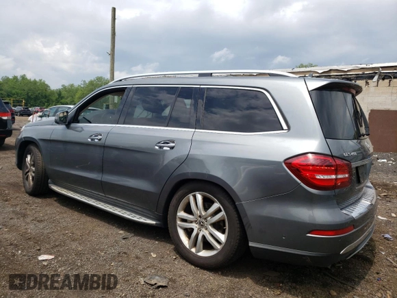 2017 Mercedes-Benz GLS 450 with VIN 4JGDF6EE4HA954520, listed as a Copart auction lot 58575915 with 123,218 mi miles and Salvage title. Bid and sale history available at DreamBid. Image 2.