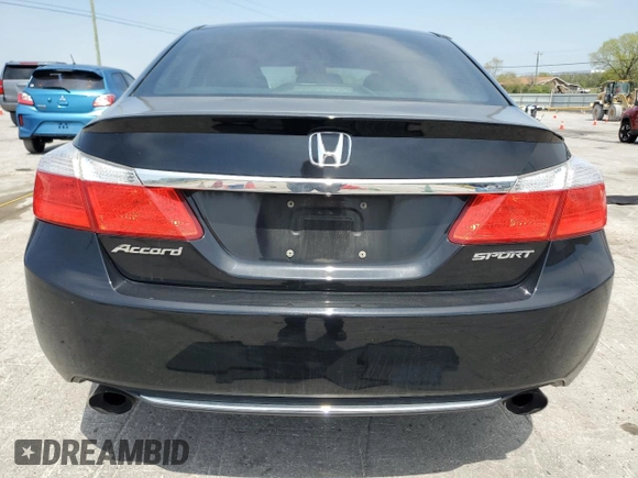 2014 Honda Accord Sport with VIN 1HGCR2F55EA190687, listed as a Copart auction lot 52966815 with 147,689 mi miles and Salvage Title. Bid and sale history available at DreamBid. Image 6.
