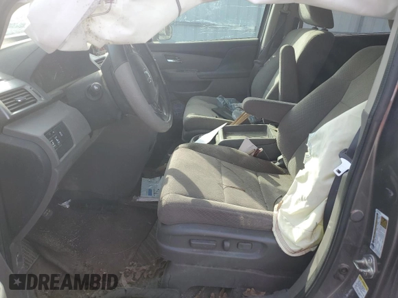 2016 Honda Odyssey SE with VIN 5FNRL5H38GB091380, listed as a Copart auction lot 55408255 with 128,974 mi miles and Salvage Title. Bid and sale history available at DreamBid. Image 7.