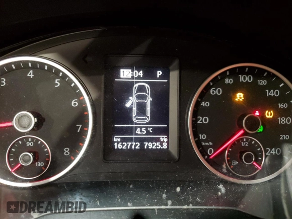 2013 Volkswagen Tiguan with VIN WVGHV7AX3DW520782, listed as a Copart auction lot 88778795 with 162,772 mi miles and Salvage Title. Bid and sale history available at DreamBid. Image 9.