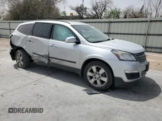 2016 Chevrolet Traverse LS z VIN 1GNKRFKD2GJ254435, wystawiony jako Copart lot #49959665 z przebiegiem 113 238 mil mil oraz Szkoda całkowita • Salvage title. Historia ofert i sprzedaży dostępna na DreamBid. Obrazek 4.