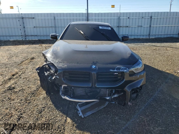 2024 BMW M2 with VIN 3MF13DM09R8E20756, listed as a Copart auction lot 79645994 with 5,207 mi miles and Salvage Title. Bid and sale history available at carsss.com. Image 5.