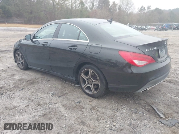 2018 Mercedes-Benz CLA 250 with VIN WDDSJ4GB2JN684614, listed as a IAAI auction lot 41565433 with 121,989 mi miles and . Bid and sale history available at DreamBid. Image 3.