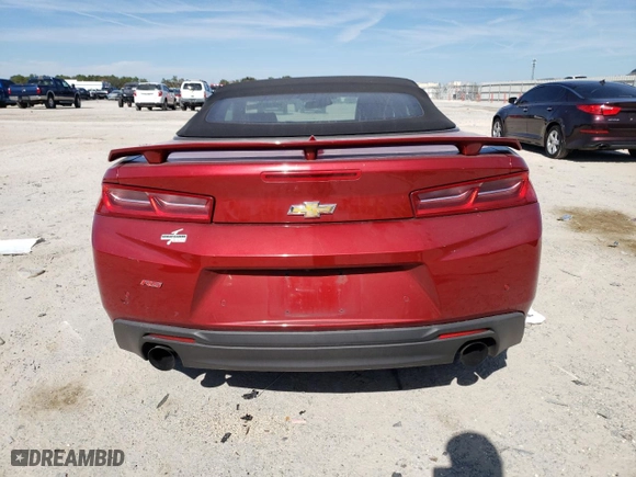 2016 Chevrolet Camaro 2LT with VIN 1G1FD3DS9G0178407, listed as a Copart auction lot 42977105 with 79,752 mi miles and Salvage Title. Bid and sale history available at carsss.com. Image 6.