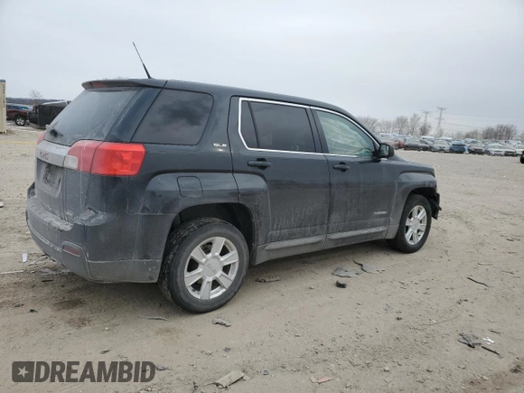 2012 GMC Terrain SLE-1 with VIN 2GKALMEK9C6206219, listed as a Copart auction lot 46154085 with 123,821 mi miles and Salvage Title. Bid and sale history available at carsss.com. Image 3.
