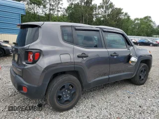 2018 Jeep Renegade Sport with VIN ZACCJBAB2JPJ55339, listed as a Copart auction lot 57557305 with 60,090 mi miles and Salvage title. Bid and sale history available at DreamBid. Image 3.