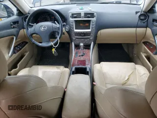 2006 Lexus IS 350 with VIN JTHBE262665006846, listed as a Copart auction lot 58867885 with 191,208 mi miles and Salvage title. Bid and sale history available at DreamBid. Image 8.