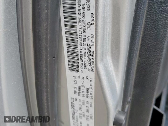 2014 Ram 1500 Express with VIN 3C6JR6AT1EG101287, listed as a Copart auction lot 48696445 with 120,248 mi miles and Salvage title. Bid and sale history available at DreamBid. Image 12.