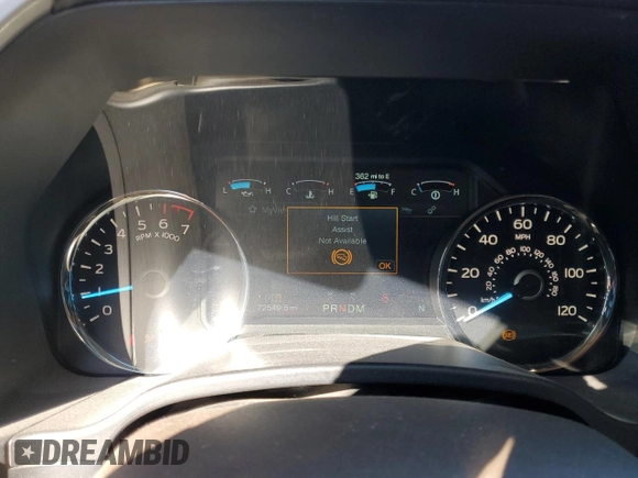 2018 Ford F-150 XL with VIN 1FTEW1CG0JFD04169, listed as a Copart auction lot 55145265 with 72,549 mi miles and Salvage title. Bid and sale history available at DreamBid. Image 9.
