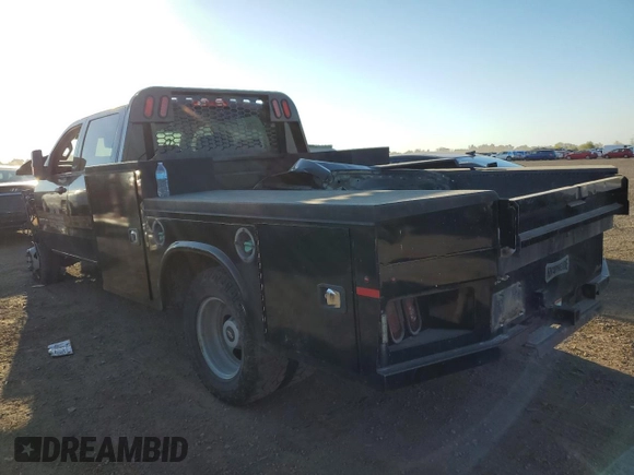 2017 Chevrolet Silverado 3500HD Work Truck with VIN 1GB4KYCY9HF198070, listed as a Copart auction lot 77012994 with 110,332 mi miles and Salvage Title. Bid and sale history available at carsss.com. Image 2.