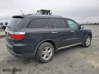 2013 Dodge Durango Crew with VIN 1C4SDJDTXDC565576, listed as a Copart auction lot 51575175 with 184,302 mi miles and Clean Title. Bid and sale history available at carsss.com. Image 3.