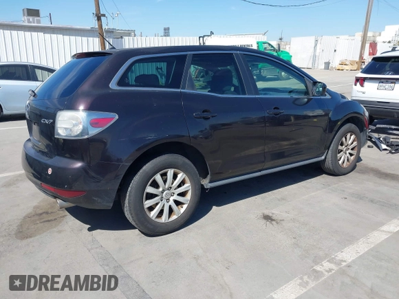 2010 Mazda CX-7 Sport with VIN JM3ER2WM3A0342696, listed as a IAAI auction lot 42024862 with 257,564 mi miles. Bid and sale history available at carsss.com. Image 4.