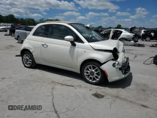 2015 FIAT 500 Pop with VIN 3C3CFFDR2FT501947, listed as a Copart auction lot 58386745 with 75,576 mi miles and Clean title. Bid and sale history available at DreamBid. Image 4.