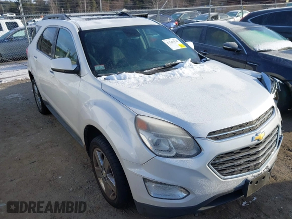 2016 Chevrolet Equinox LT with VIN 2GNFLFEK3G6162292, listed as a IAAI auction lot 41348136 with 153,508 mi miles and . Bid and sale history available at carsss.com. Image 1.