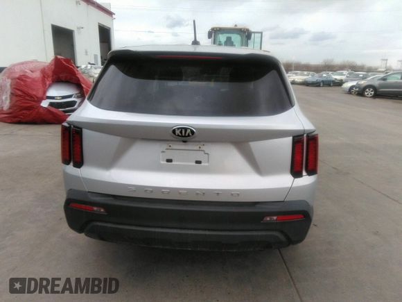 2021 Kia Sorento LX with VIN 5XYRG4LC3MG052013, listed as a IAAI auction lot 41219176 with 86,428 mi miles. Bid and sale history available at carsss.com. Image 16.