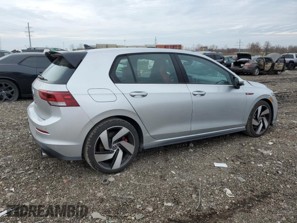 2022 Volkswagen Golf GTI S with VIN WVWG87CD5NW153394, listed as a Copart auction lot 77195333 with 11,718 mi miles. Bid and sale history available at carsss.com. Image 3.