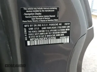 2015 Porsche Cayman с VIN WP0AA2A83FK162056, выставлен на аукционе Copart как лот 71223934 с пробегом 79 871 миль миль и Списание • Salvage title. История ставок и продаж доступна на DreamBid. Изображение 13.
