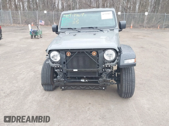 2023 Jeep Wrangler Sport S with VIN 1C4HJXDN0PW638934, listed as a IAAI auction lot 41719467 with 16,686 mi miles and . Bid and sale history available at DreamBid. Image 6.