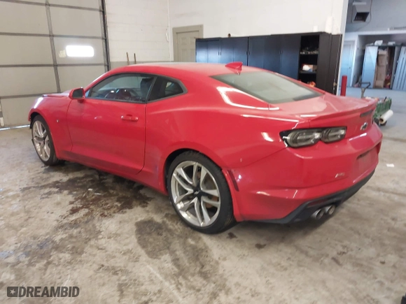 2021 Chevrolet Camaro 2LT with VIN 1G1FD1RSXM0104809, listed as a IAAI auction lot 41294623 with 164,533 mi miles. Bid and sale history available at carsss.com. Image 3.