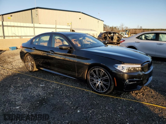 2018 BMW 5 Series 540i with VIN WBAJE5C51JG918565, listed as a Copart auction lot 48204955 with 74,474 mi miles and Salvage Title. Bid and sale history available at carsss.com. Image 4.