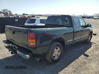 2001 Chevrolet Silverado 1500 LS with VIN 2GCEC19T011322644, listed as a Copart auction lot 52231035 with 234,521 mi miles and Salvage Title. Bid and sale history available at DreamBid. Image 3.