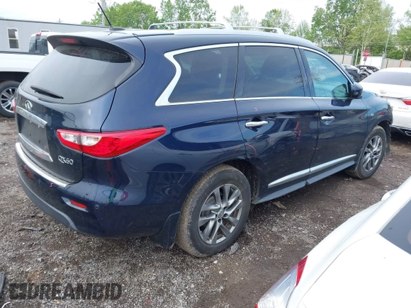 2015 Infiniti QX60 z VIN 5N1AL0MM3FC521001, wystawiony jako IAAI lot #42188337 z przebiegiem 138 266 mil mil oraz . Historia ofert i sprzedaży dostępna na DreamBid. Obrazek 4.