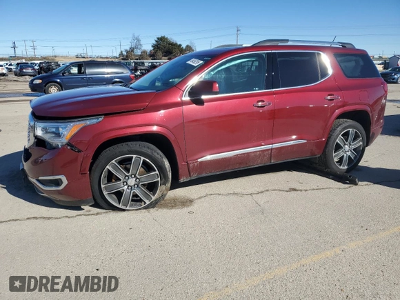 2018 GMC Acadia Denali with VIN 1GKKNXLS9JZ189670, listed as a Copart auction lot 45456295 with 102,634 mi miles and Salvage Title. Bid and sale history available at DreamBid. Image 1.