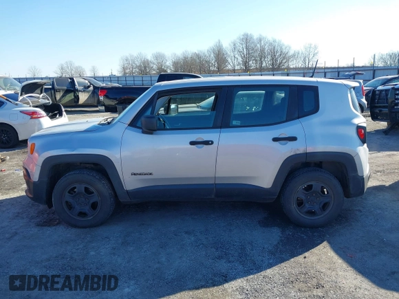 2015 Jeep Renegade Sport with VIN ZACCJBAT9FPB33860, listed as a IAAI auction lot 41406271 with 172,649 mi miles and . Bid and sale history available at DreamBid. Image 14.