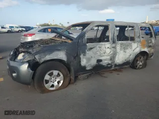 2008 Nissan Pathfinder S with VIN 5N1AR18U28C667245, listed as a Copart auction lot 88345235 with 0 mi miles and Salvage Title. Bid and sale history available at carsss.com. Image 1.