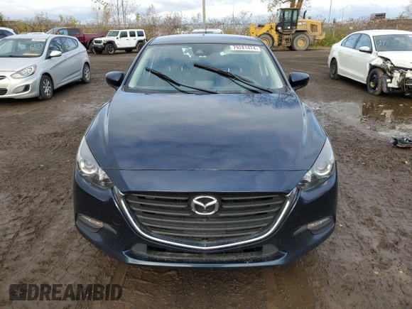 2018 Mazda 3 Sport with VIN JM1BN1K79J1170038, listed as a Copart auction lot 79281474 with 105,825 mi miles and Salvage Title. Bid and sale history available at carsss.com. Image 5.