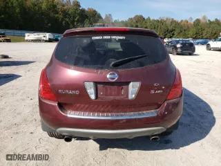 2006 Nissan Murano S with VIN JN8AZ08WX6W518596, listed as a Copart auction lot 78172834 with 218,147 mi miles and Salvage Title. Bid and sale history available at carsss.com. Image 6.