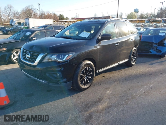 2018 Nissan Pathfinder S with VIN 5N1DR2MN0JC638981, listed as a IAAI auction lot 41823136 with 159,217 mi miles and . Bid and sale history available at DreamBid. Image 18.