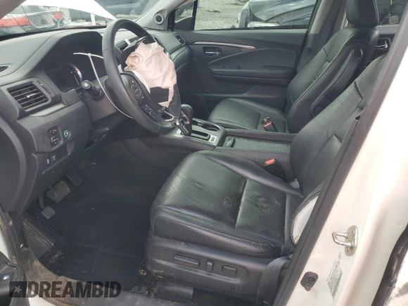 2019 Honda Ridgeline RTL-T with VIN 5FPYK3F67KB027766, listed as a Copart auction lot 56746515 with 66,948 mi miles and Salvage title. Bid and sale history available at DreamBid. Image 7.