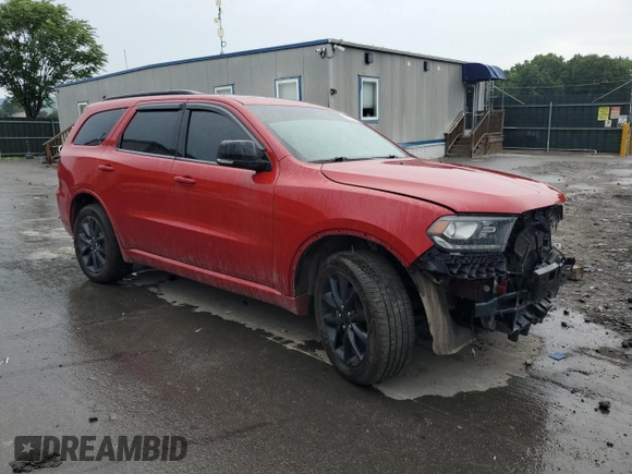 2017 Dodge Durango GT with VIN 1C4RDJDG4HC757874, listed as a Copart auction lot 62829115 with 110,863 mi miles and Salvage title. Bid and sale history available at DreamBid. Image 4.