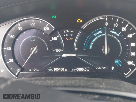 2018 BMW 5 Series 530e xDrive с VIN WBAJB1C53JB084376, выставлен на аукционе IAAI как лот 42137601 с пробегом 105 460 миль миль и . История ставок и продаж доступна на DreamBid. Изображение 16.