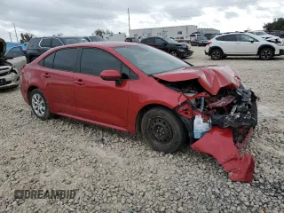 2021 Toyota Corolla LE with VIN JTDEPMAE8MJ124374, listed as a Copart auction lot 85019474 with 49,238 mi miles and Salvage Title. Bid and sale history available at DreamBid. Image 4.