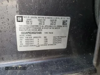 2014 Chevrolet Silverado 1500 Work Truck with VIN 3GCUKPEC8EG272435, listed as a Copart auction lot 47349925 with 136,991 mi miles and Non Repairable. Bid and sale history available at carsss.com. Image 12.