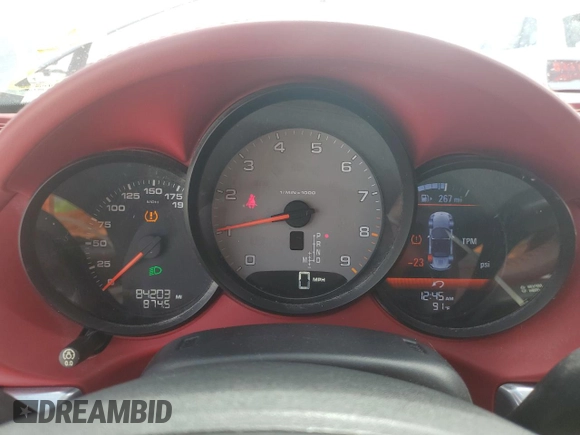 2013 Porsche Boxster S with VIN WP0CB2A80DS132340, listed as a Copart auction lot 77464374 with 84,203 mi miles and Salvage Title. Bid and sale history available at carsss.com. Image 9.