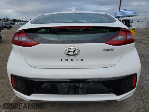 2017 Hyundai Ioniq Limited with VIN KMHC85LC8HU047253, listed as a Copart auction lot 48597485 with 137,003 mi miles and Salvage Title. Bid and sale history available at DreamBid. Image 6.