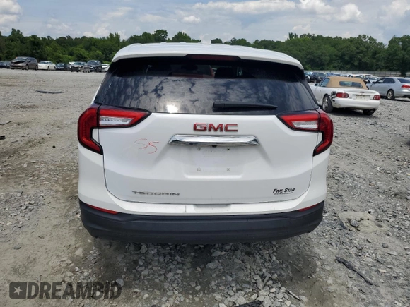 2024 GMC Terrain SLE с VIN 3GKALMEG3RL318711, выставлен на аукционе Copart как лот 60665355 с пробегом 19 519 миль миль и Списание • Salvage title. История ставок и продаж доступна на DreamBid. Изображение 6.