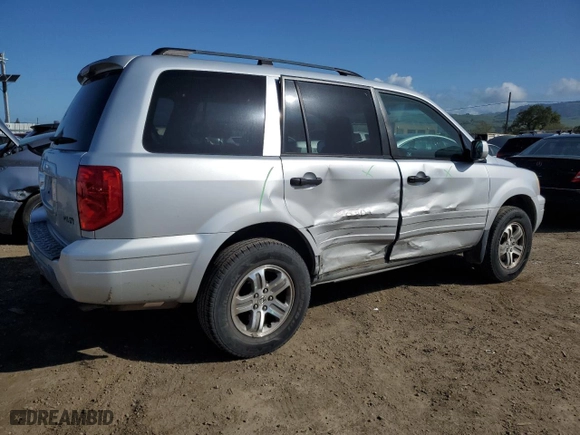 2003 Honda Pilot EX with VIN 2HKYF18633H607078, listed as a Copart auction lot 51830565 with 197,338 mi miles and Salvage Title. Bid and sale history available at carsss.com. Image 3.