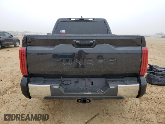2022 Toyota Tundra SR5 with VIN 5TFLA5AB7NX016542, listed as a Copart auction lot 43166095 with 34,957 mi miles and Salvage title. Bid and sale history available at DreamBid. Image 6.