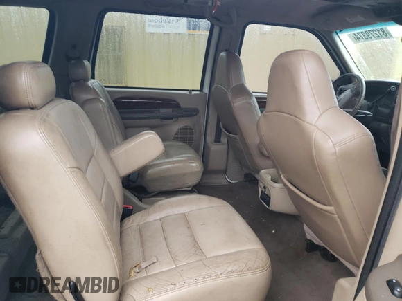 2002 Ford Excursion Limited z VIN 1FMNU42L02ED22146, wystawiony jako Copart lot #81279374 z przebiegiem 361 546 mil mil oraz Szkoda całkowita • Salvage title. Historia ofert i sprzedaży dostępna na DreamBid. Obrazek 11.